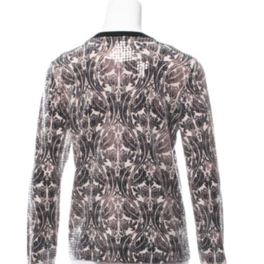 Tory Burch Mikki Cardigan Sequin-Trimmed - Picture 3 of 10